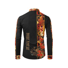 Cargar imagen en el visor de la galería, Samurai Shogun crest art Long Sleeve Shirt D