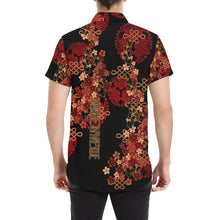 Load image into Gallery viewer, Samurai Shogun crest art Short Sleeve Shirt K