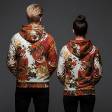 Load image into Gallery viewer, Samurai Shogun Crest Art Unisex Cotton Hoodie B