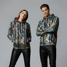 Laden Sie das Bild in den Galerie-Viewer, Samurai Shogun Crest Art Unisex Cotton Hoodie E