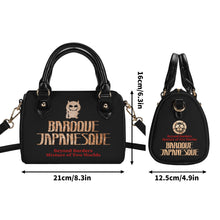 Load image into Gallery viewer, ONIQUE BLACK Womens Leather Mini Small Boston Bag Satchel Handbag