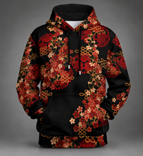 Load image into Gallery viewer, Unisex Kimono Cotton Hoodie 310GSM F