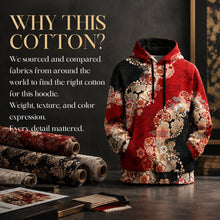 Load image into Gallery viewer, Unisex Kimono Cotton Hoodie 310GSM B