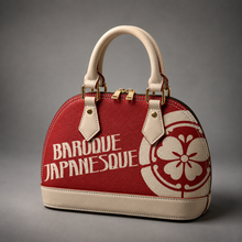 Laden Sie das Bild in den Galerie-Viewer, Dome Satchel Handbag – Signature Logo / Red