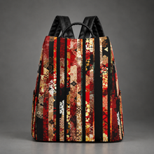 Cargar imagen en el visor de la galería, Vegan Leather Anti-Theft Backpack B