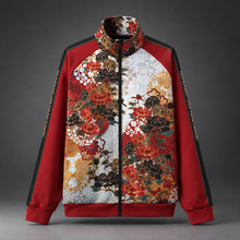 Charger l'image dans la galerie, Unisex Kimono Stand Collar Jacket B