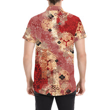 Load image into Gallery viewer, Samurai Shogun crest art Short Sleeve Shirt H