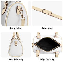 Load image into Gallery viewer, ONIQUE BLACK Womens Leather Mini Small Boston Bag Satchel Handbag