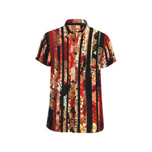 Load image into Gallery viewer, Samurai Shogun crest art Short Sleeve Shirt J