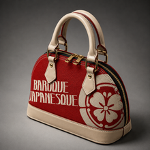 Laden Sie das Bild in den Galerie-Viewer, Dome Satchel Handbag – Signature Logo / Red