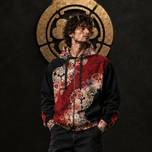 Load image into Gallery viewer, Unisex Kimono Zipper Hoodie C