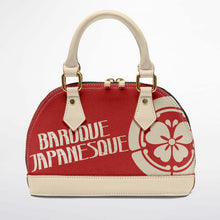 Load image into Gallery viewer, Dome Satchel Handbag – Signature Logo / Red