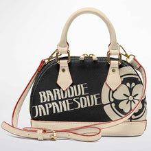 Load image into Gallery viewer, Dome Satchel Handbag – Signature Logo / Black