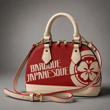 Laden Sie das Bild in den Galerie-Viewer, Dome Satchel Handbag – Signature Logo / Red