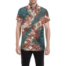 Load image into Gallery viewer, Samurai Shogun crest art Short Sleeve Shirt Q