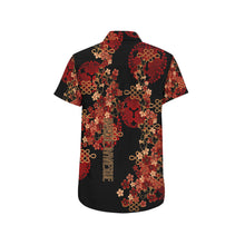 Load image into Gallery viewer, Samurai Shogun crest art Short Sleeve Shirt K