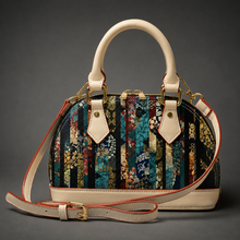 Laden Sie das Bild in den Galerie-Viewer, Dome Satchel Handbag D