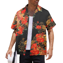 Load image into Gallery viewer, Samurai Shogun crest art Aloha Shirt B
