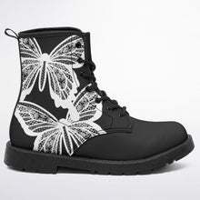 Laden Sie das Bild in den Galerie-Viewer, Unisex Classic Vegan Leather Boots D
