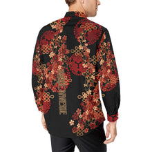 Cargar imagen en el visor de la galería, Samurai Shogun crest art Long Sleeve Shirt K