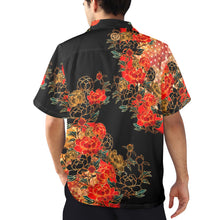 Load image into Gallery viewer, Samurai Shogun crest art Aloha Shirt B