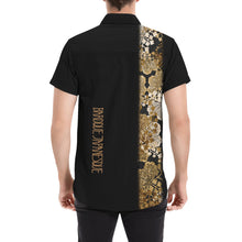 Load image into Gallery viewer, Samurai Shogun crest art Short Sleeve Shirt P