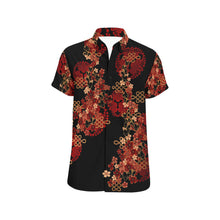 Load image into Gallery viewer, Samurai Shogun crest art Short Sleeve Shirt K