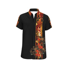 Load image into Gallery viewer, Samurai Shogun crest art Short Sleeve Shirt D