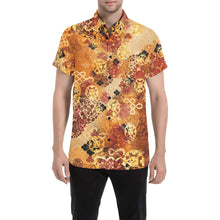 Load image into Gallery viewer, Samurai Shogun crest art Short Sleeve Shirt O