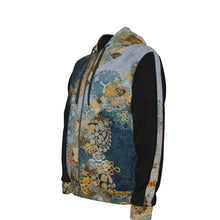 Load image into Gallery viewer, Unisex Kimono Zipper Hoodie D