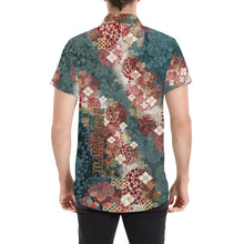 Load image into Gallery viewer, Samurai Shogun crest art Short Sleeve Shirt Q