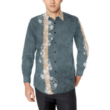 Cargar imagen en el visor de la galería, Samurai Shogun crest art Long Sleeve Shirt R