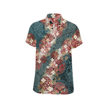 Load image into Gallery viewer, Samurai Shogun crest art Short Sleeve Shirt Q