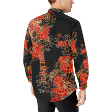 Cargar imagen en el visor de la galería, Samurai Shogun crest art Long Sleeve Shirt B