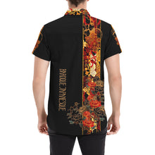 Load image into Gallery viewer, Samurai Shogun crest art Short Sleeve Shirt D