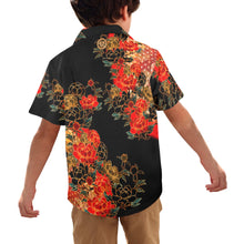 Charger l'image dans la galerie, Samurai Shogun crest art Kids Aloha Shirt B
