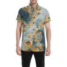 Load image into Gallery viewer, Samurai Shogun crest art Short Sleeve Shirt C