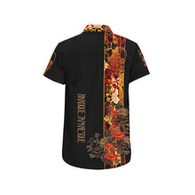 Load image into Gallery viewer, Samurai Shogun crest art Short Sleeve Shirt D