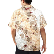 Cargar imagen en el visor de la galería, Samurai Shogun crest art Aloha Shirt D