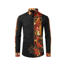 Cargar imagen en el visor de la galería, Samurai Shogun crest art Long Sleeve Shirt D