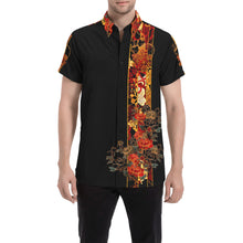 Load image into Gallery viewer, Samurai Shogun crest art Short Sleeve Shirt D