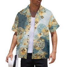Laden Sie das Bild in den Galerie-Viewer, Samurai Shogun crest art Aloha Shirt C