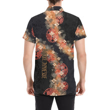 Load image into Gallery viewer, Samurai Shogun crest art Short Sleeve Shirt V
