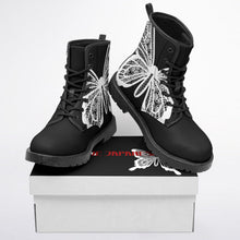 Laden Sie das Bild in den Galerie-Viewer, Unisex Classic Vegan Leather Boots D