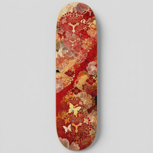 Carica l'immagine nel visualizzatore di Gallery, Illustrative mockup of Japanesque 5 grip tape applied to a skateboard deck, viewed from above. Skateboard not included.