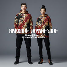 Load image into Gallery viewer, Samurai Shogun Crest Art Unisex Cotton Hoodie A
