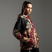 Load image into Gallery viewer, Samurai Shogun Crest Art Unisex Cotton Hoodie A
