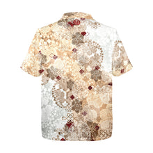 Cargar imagen en el visor de la galería, Samurai Shogun crest art Aloha Shirt D
