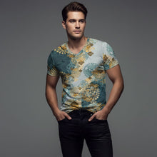 Charger l'image dans la galerie, Men’s cotton crew neck t-shirt A
