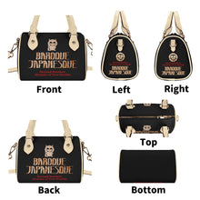 Charger l&#39;image dans la galerie, ONIQUE BLACK Womens Leather Mini Small Boston Bag Satchel Handbag
